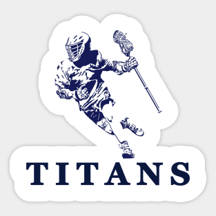 Titans lax Sticker